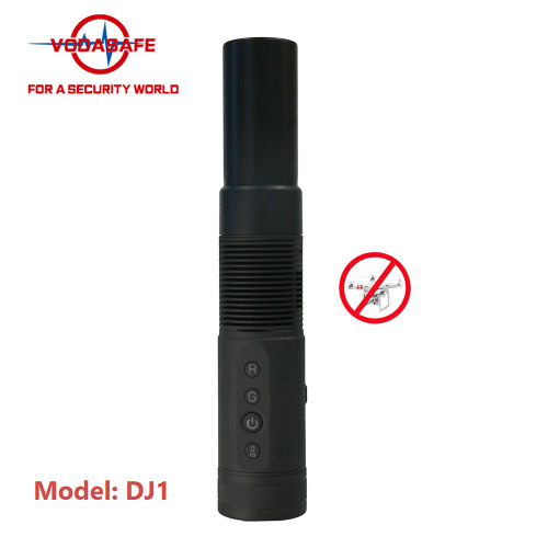 Vodasafe Portable Flashlight Anti Drone Jammer for Jamming RC2.4G 5.8g Gpsl1