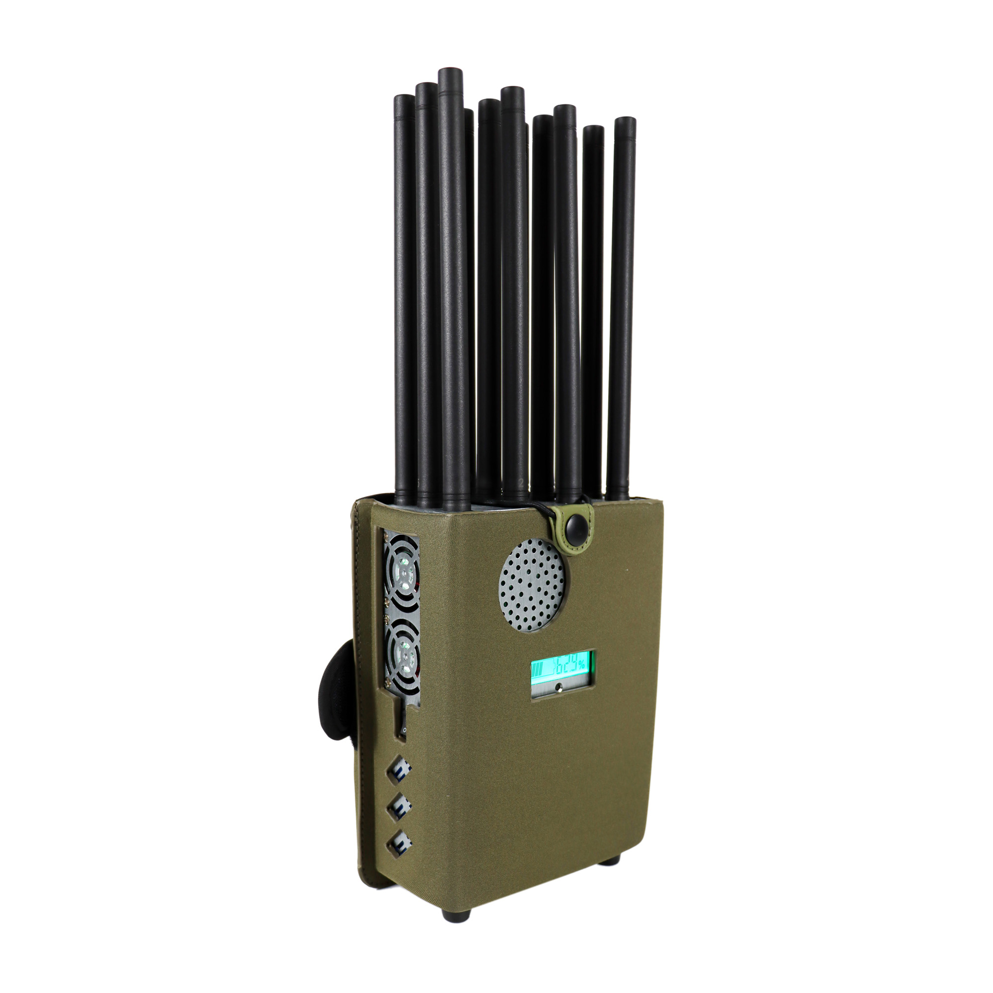 Hot Sale 37 Watts High Power 5g Signal Jammer with 12 Antennas with Car Charging Cable