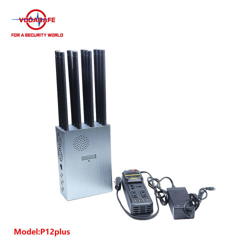 Heißer Verkauf 37 Watt hohe Leistung 5g Signal Jammer mit 12 Antennen mit Auto-Ladekabel