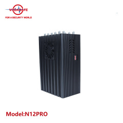  12 Bands Antennas Multi-Bands 75W 5G Jammer up to 60m