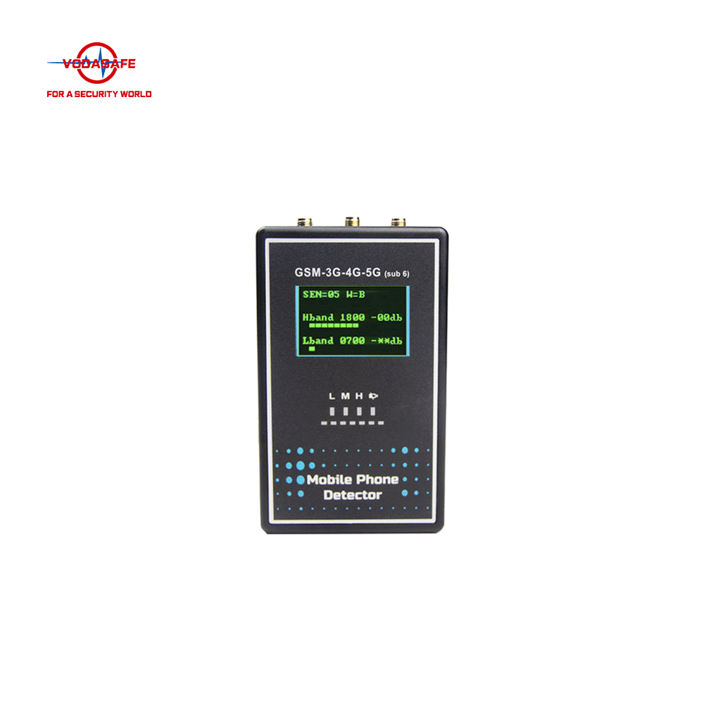5g Sub 6 GSM / 3G / 4G Detector de Señal de Teléfono Celular Monitoreo de Audio