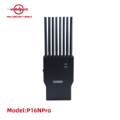 16W Handheld 16-Band Portable Cell Phone Signal Jammer