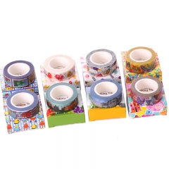 6pcs/lot flower washi tape DIY strong sticker tape with beautiful box