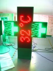 LED Pharmacy Display p16 pharmacy led sign for farmacia / Apotheke