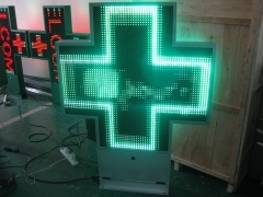 ​ IP65 drugstore led cross Outdoor Asynchronous p20 single color