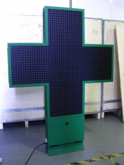 2016 hot selling display led pharmacy cross 50*50cm 60cm*60cm 80cm*80cm mini led cross sign