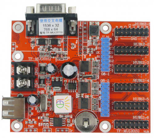 TF-MU led asynchronous display control card usb / serial port