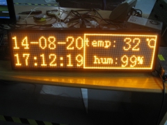 Two color Bus LED Signs bus led moving display manufacture customized