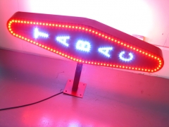 led tabac sign oval