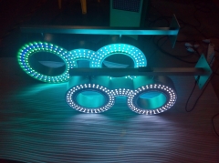 LED glass sign, led optical sign without arms