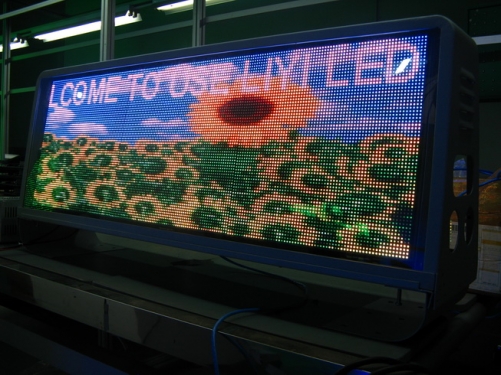 2016 programmable taxi top LED display / traffic led sign led car message