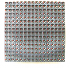 1R1G1B outdoor LED display module DIP 256*128mm HUB75 Full Color