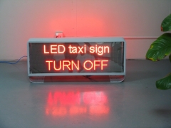 waterproof taxi top led display toppers asynchronous Aluminium Acrylic