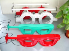 outdoor led glasses sign , adversting animated led optical glasses screen