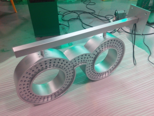 LED glass sign, led optical sign without arms