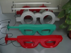 outdoor led glasses sign , adversting animated led optical glasses screen