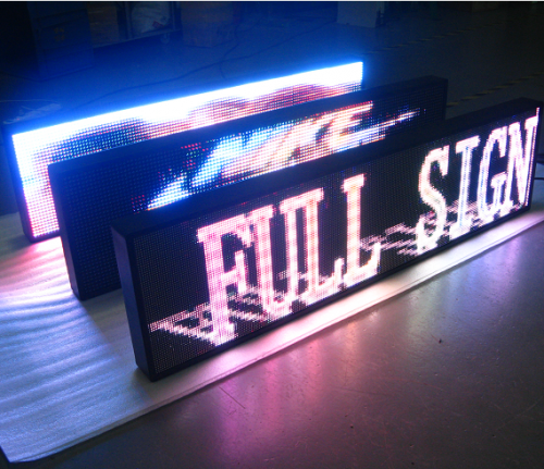 P10 blue LED moving display sign ,  ​Customized scrolling  LED signs display sign