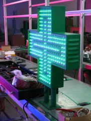 P20 led pharmacy cross display outdoor RS232 WIFI waterproof full colour