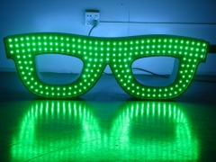 outdoor  LED glass sign p10 50W two sides advertising led glasses screen