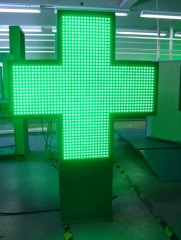 LED pharmacy cross 800 single color P16