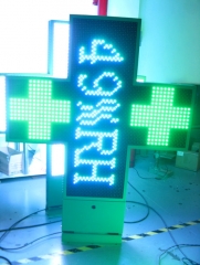 ​LED pharmacy cross 1200 single color P25