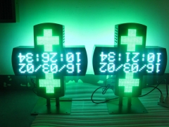 led pharmacy cross 500 double color P10