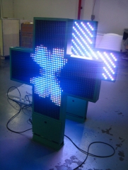 LED pharmacy cross 1000 full color P20