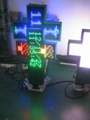 LED pharmacy cross 1200 single color P25