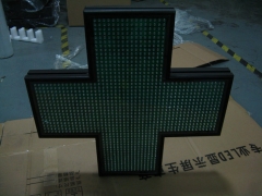 LED pharmacy cross 500 single color P10 indoor