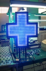 LED pharmacy cross 800 single color simple
