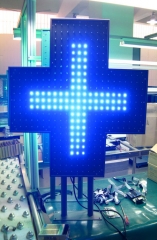 LED pharmacy cross 800 single color simple