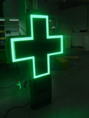 LED pharmacy cross 1000 single color P10