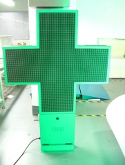 LED pharmacy cross 1000 single color P10