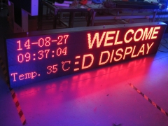 outdoor single color fixed led display P10