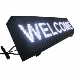 White scrolling led signs P10 outdoor led electronic message sign full color customized