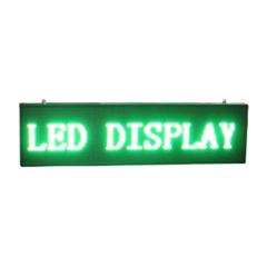 P10 led electronic moving message sign outdoor green scrolling led signs