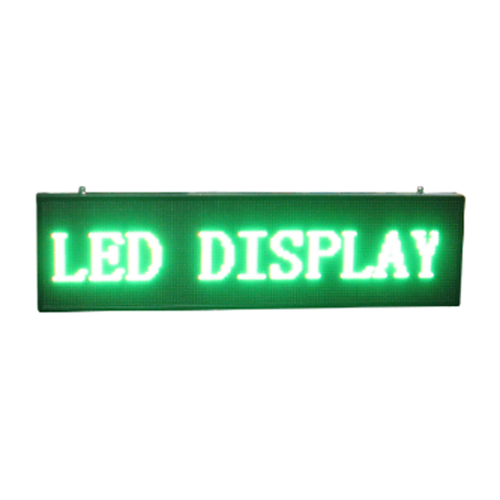 P10 led electronic moving message sign outdoor green scrolling led signs