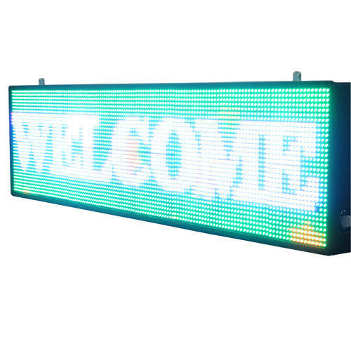 Outdoor scrolling LED signs waterproof P10 full color  RF / WIFI / RS232 / RJ45