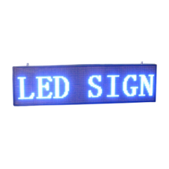 P10 led open sign single color outdoor led message sign customized  RJ45