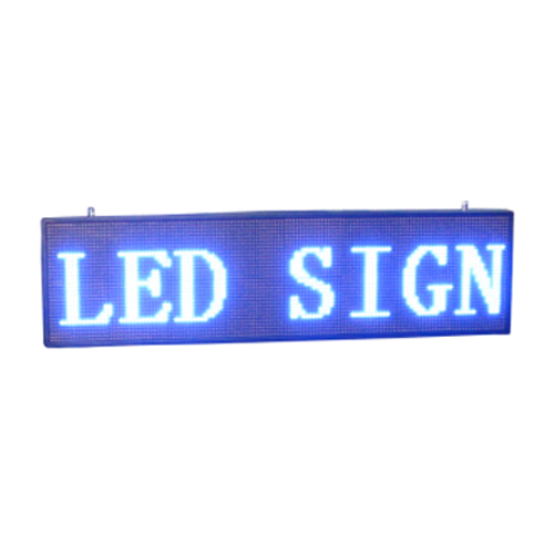 P10 led open sign single color outdoor led message sign customized  RJ45