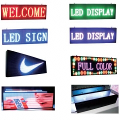 China outdoor scrolling LED signs P10 tricolor led&nbsp; scrolling message display board