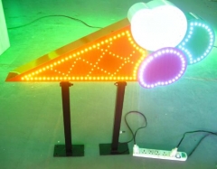 led ice cream sign and led presse sign