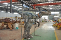 2022 Realistic Raptor Costume Hidden Legs Dinosaur Costume for Jurassic Party
