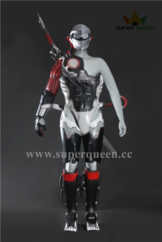 Overwatch Genji BLACKWATCH Skin Cosplay Costume Customized Size for Adults