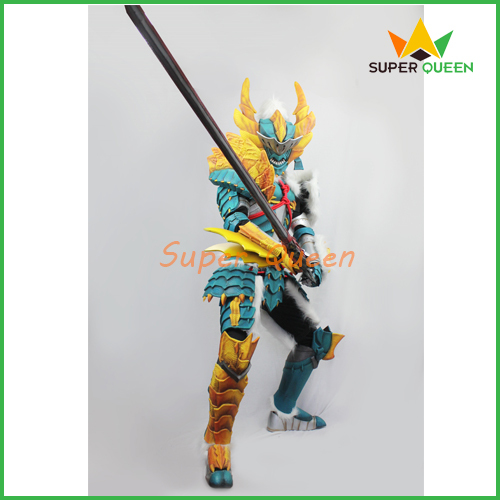 Top Quality Monster Hunter World Cosplay Zinogre Costume Customized Size