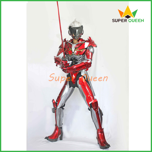 Cosplay METAL GEAR RISING:Revenge Red Raiden Costume Full Armor Suit