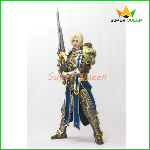 Warcraft Cosplay Anduin Costume Customized Size Cosplay for Sale