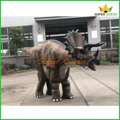 Jurassic Party Walk Triceratops Costume Realistic Dinosaur Costume