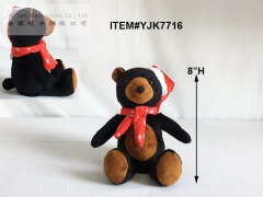 ANIMATED BLACK BEAR WITH "GINGLE BELL" MUSIC, 3 AAA BATTERIES REQUIRED
