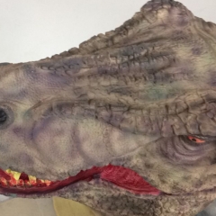 Dinosaur Head Full Mask